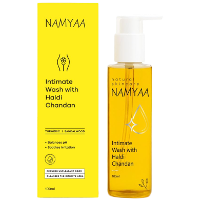 Namyaa Intimate Wash with Haldi Chandan 100 ml image