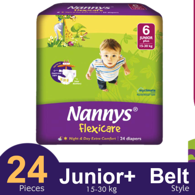 Nannys Flexicare Belt System Baby Diaper (Mini plus) (4-6kg) (44pcs) image