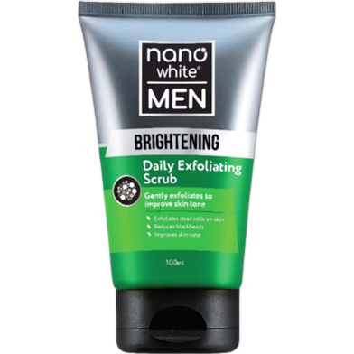 Nano White Men Brightening Daily Exfoliating Scrub 100ml image