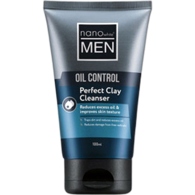 Nano White Men Oil Control Perfect Clay Cleanser 100ml image