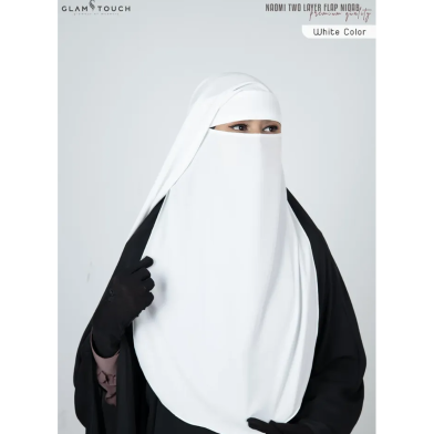 Glam Touch Naomi Two Layer Flap Niqab | image