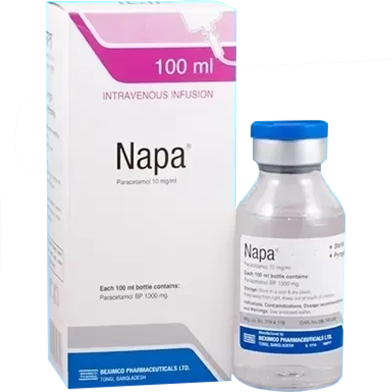 Napa 10 mg/ml IV Infusion 100 ml bottle image