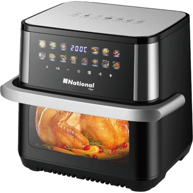 National Digital Air Fryer with Viewing Window – 14 Liter image