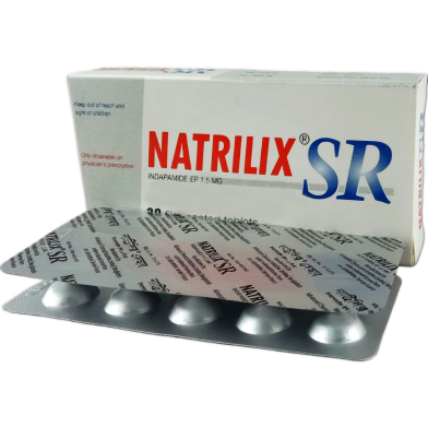 Natrilix SR 1.5 mg Tablet 10's Strip image