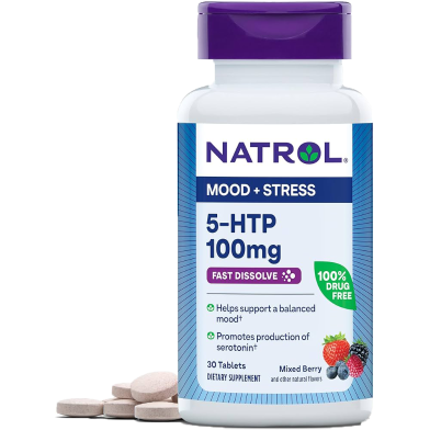 Natrol 5-HTP 100mg 30 Tablets image