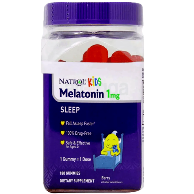 Natrol Melatonin Kids Gummies 1 mg – 180 Gummies image