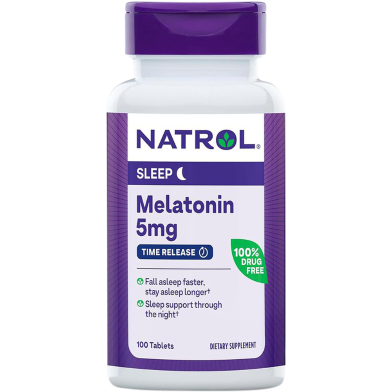 Natrol Melatonin Time Release Tablets 5mg - 100 counts -271499171 image