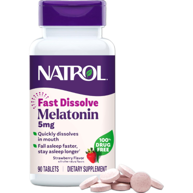 Natrol Sleep Melatonin 5mg Fast Dissolve-90 Tablets image