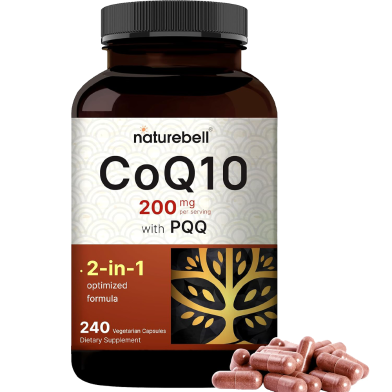 NatureBell CoQ10 200mg With PQQ 240 Veggie Capsules -486972278 image
