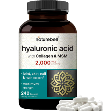 NatureBell Hyaluronic Acid Supplements 2000mg 240 Capsules -513479990 image