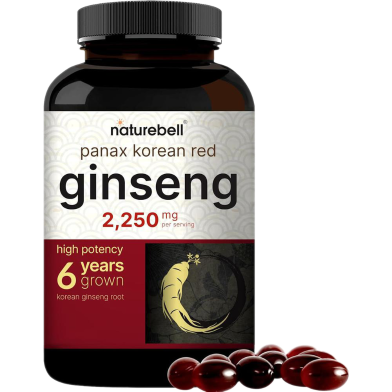 NatureBell Korean Red PanaxGinseng 2250mg – 240 Softgels -340373210 image