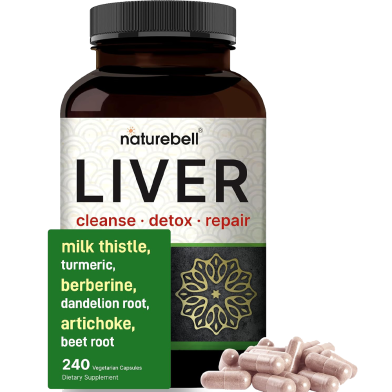 NatureBell Liver Cleanse Detox and Repair 240 Veggie Capsules -526434387 image