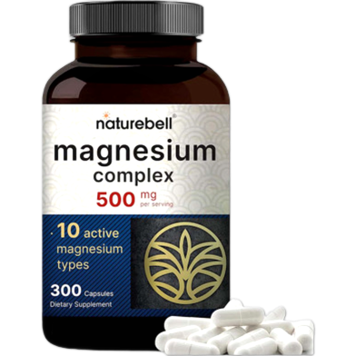 NatureBell Magnesium Complex 500mg – 300 Capsules image