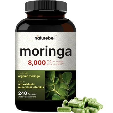 NatureBell Moringa Capsules 8000mg Per Serving 240 Capsules -523052125 image