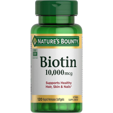 Nature'S Bounty Biotin 10000 MCG - 120 Counts -261312055 image