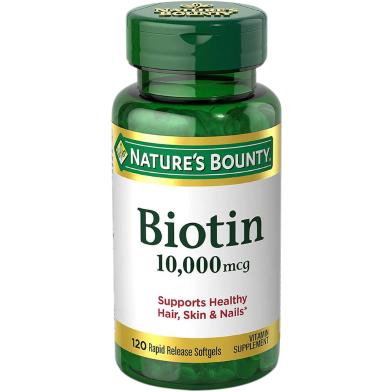 Nature'S Bounty Biotin 10000 MCG - 120 Counts -261312055 image