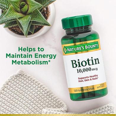 Nature'S Bounty Biotin 10000 MCG - 120 Counts -261312055 Slide 3