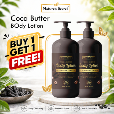 Nature'S Secret Cocoa Butter Body Lotion 200ml (Buy 1 Get 1 Free) image