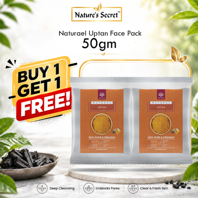 Nature'S Secret Uptan Face Pack 50gm (Buy 1 Get 1 Free) image
