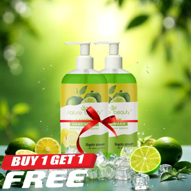 Nature Beauty Lemon Hand Wash 370 ml (Buy 1 Get 1 FREE) image