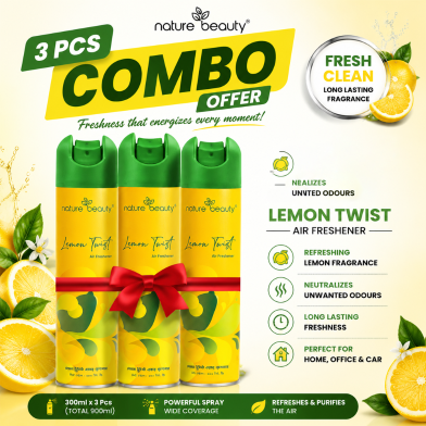 Nature Beauty Lemon Twist Air Freshener 300ml (3Pcs Combo Offer) image