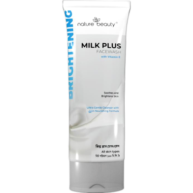 Nature Beauty Milk Face Wash 100ml image