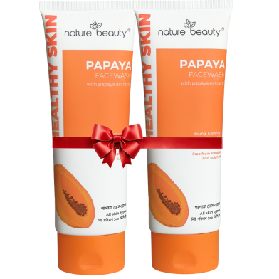 Nature Beauty Papaya Face Wash (Buy 01 Get 01 free ) image