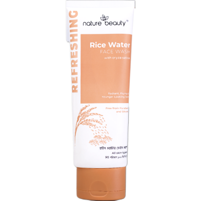 Nature Beauty Rice Water Face Wash 100ml image