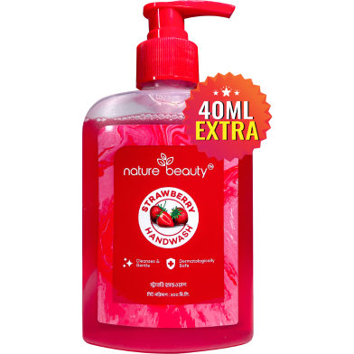 Nature Beauty Strawberry Hand Wash 200 ml (40 ml Extra) image