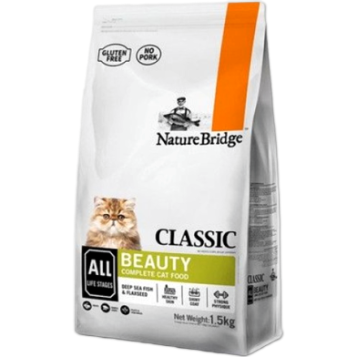 Nature Bridge Classic Beauty Complete Dry Cat Food For All Life Stages 1.5kg | Dry Cat Food image