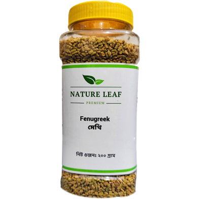 Nature Leaf Fenugreek(Methi) Whole - 200 gm Jar image