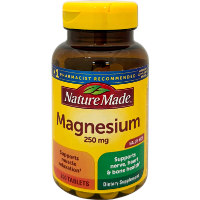 Nature Made Magnesium Oxide 250 mg 200 Tablets image