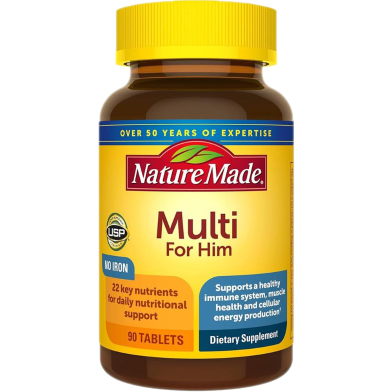 Nature Made Men's Multivitamin Tablets ( Multi for him 90 Tablets) -314613420 image