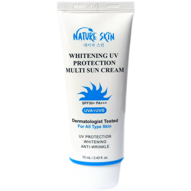 Nature Skin Whitening UV Protection Multi Sun Cream SPF 50 Plus PA Plus image