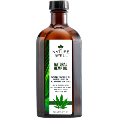 Nature Spell Hemp Treatment Oil For Hair and Body – 150ml image