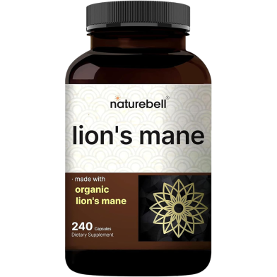 Naturebell Lion'S Mane 9000mg 240 Capsules image