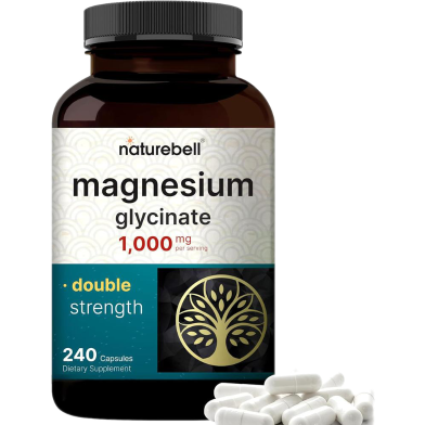 Naturebell Magnesium Glycinate 1000 mg – 240 Capsules -340350393 image