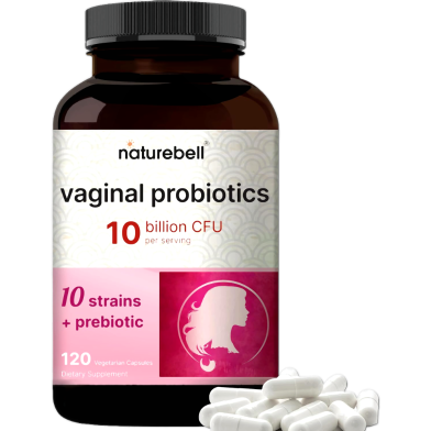 Naturebell Vaginal Probiotics 10 Billion Cfu 120 Veg Capsules - X004fcpw2b image