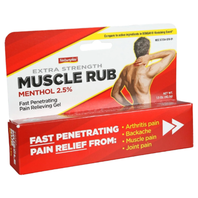 Natureplex Extra Strength Muscle Rub Gel 42.5 gm image