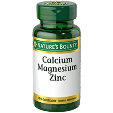 Nature's Bounty Calcium Magnesium and Zinc Caplets, Immune and Supporting Bone Health -300910122 image