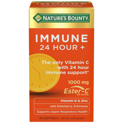 Nature's Bounty Immune 24 Hour plus 1000mg - 50 Softgels -338749096 image