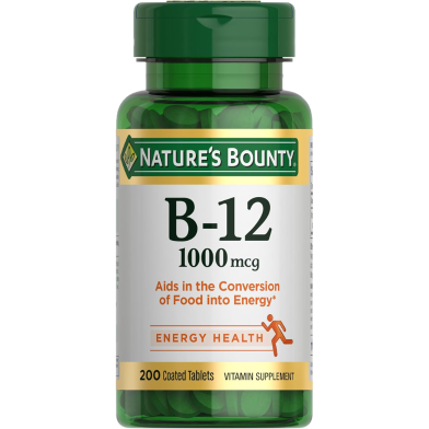 Nature’s Bounty Vitamin B12 Tablets 1000 mcg 200 Coun image