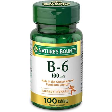 Nature’s Bounty Vitamin B6 100mg – 100 Tablets -326050417 image