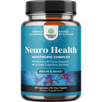 Nature’s Craft Neuro Health Nootropic Complex 60 Capsules -363739023 image