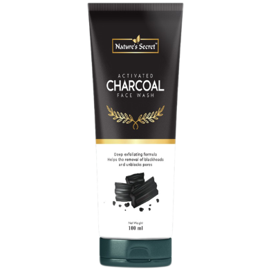 Nature's Secret Charcoal Facewash 100 ml image