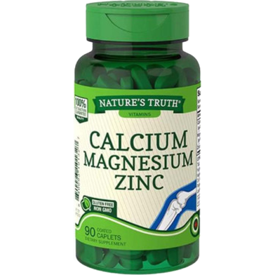 Nature’s Truth Calcium Magnesium Zinc 90 Tablets (USA) image