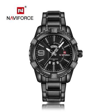 Naviforce 9117 Luxury Stainless Steel Watch For Men image