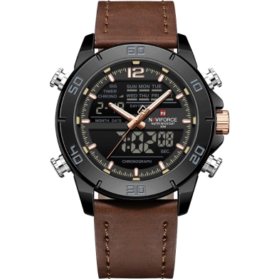 Naviforce 9253-T Luxury Dual Display Men Watch image