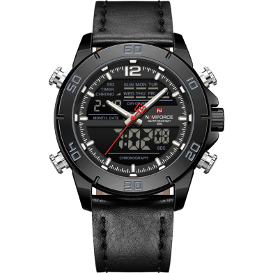 Naviforce 9253-T Luxury Dual Display Men Watch image