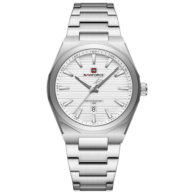 Naviforce 9274 Watch For Men - Silver White image